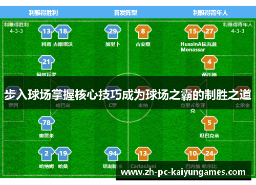 步入球场掌握核心技巧成为球场之霸的制胜之道